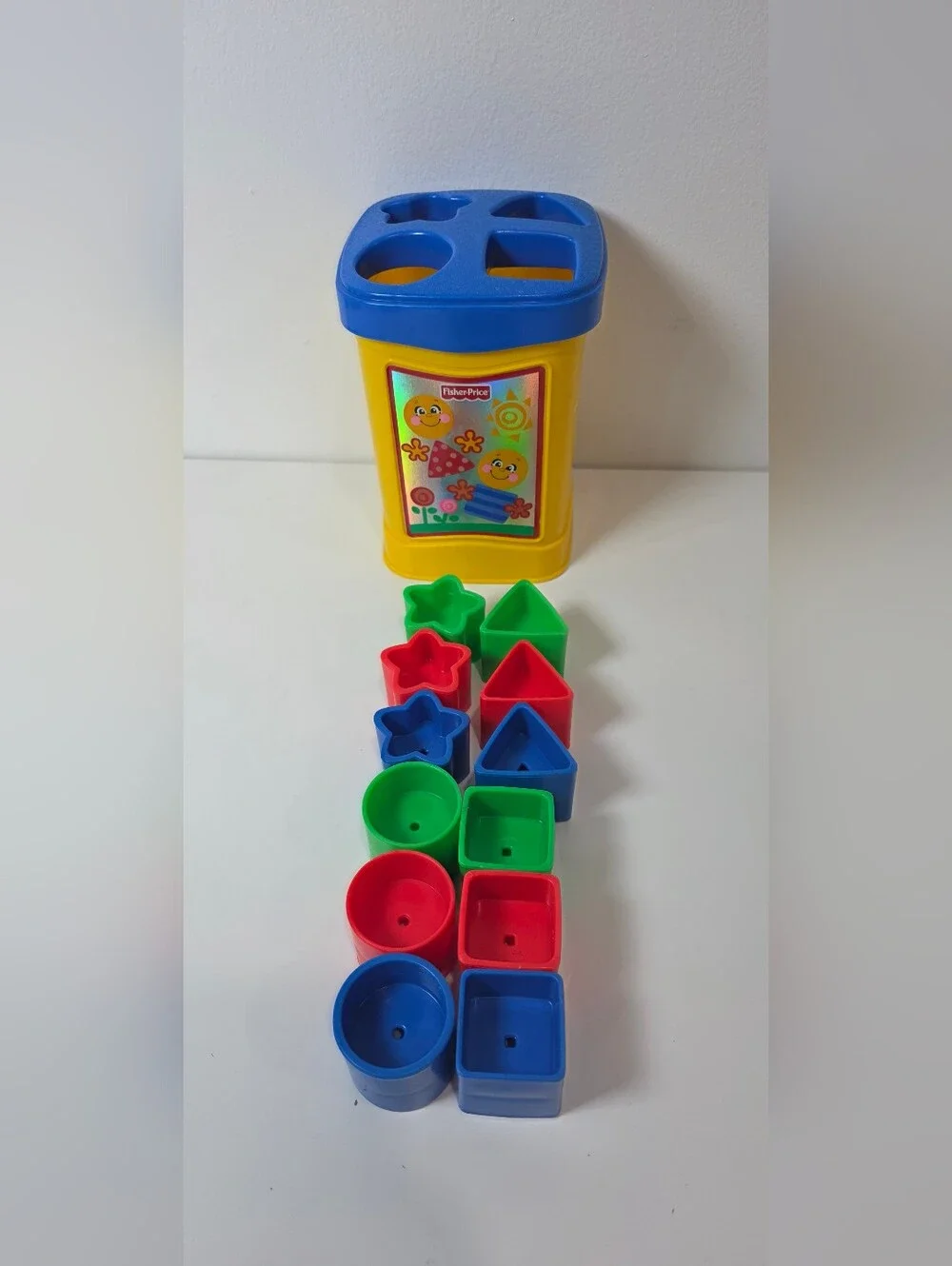 VTG 2002 Fisher Price Baby First Blocks Toddler Shape Sorter Toy